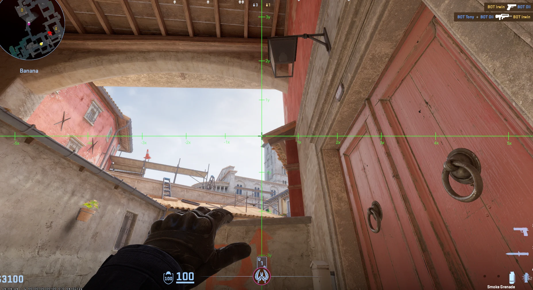 CS2 Inferno banana control scene for utility and positioning